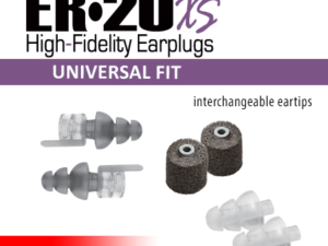 ER20XS Universal fit High-fidelity earplugs