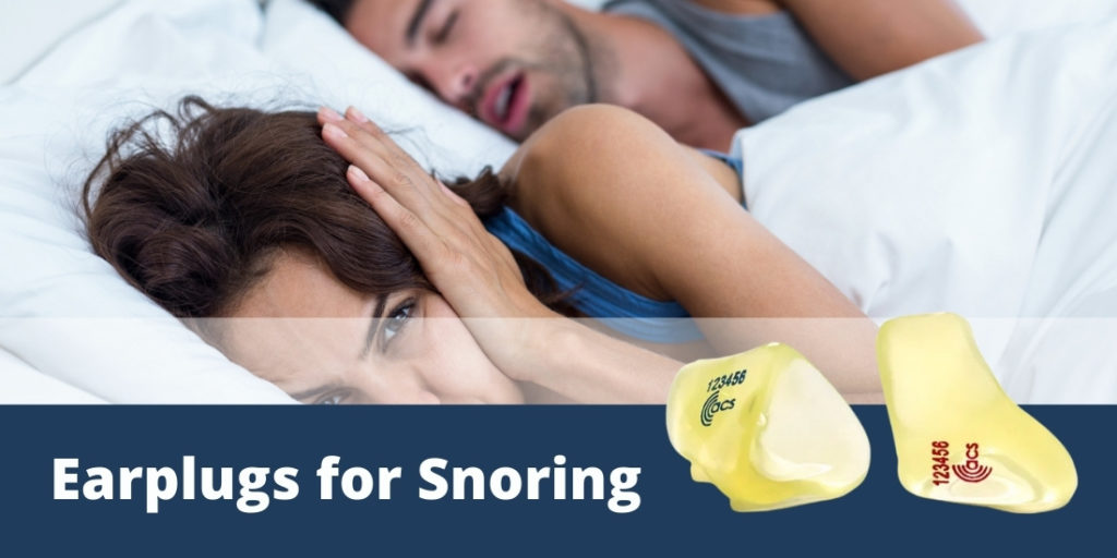 Earplugs for blocking out snoring